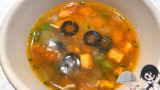 フレッシュトマトのミネストローネ