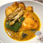 ツナトマトのスープカレー（メカジキカツトッピング）