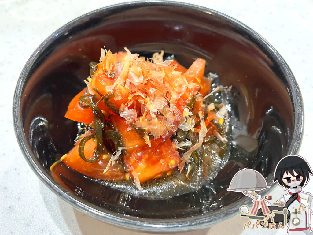 塩昆布とトマトの和風サラダ