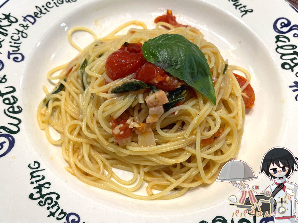 プチトマトのパスタ