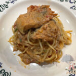 鮭のトマトクリームパスタ