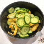 きゅうりと油揚げのごま酢和え