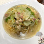 桜海老とキャベツのスープパスタ