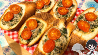 アンチョビガーリックトースト