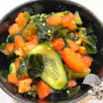 きゅうり・トマト・わかめの中華風サラダ