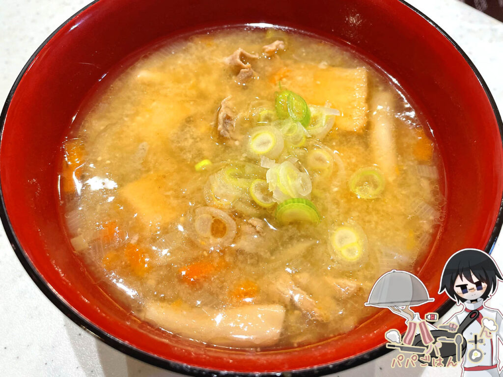 簡単豚汁（2日目）