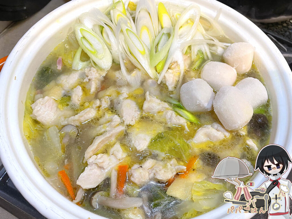 鶏胸と白菜のさっぱり鍋