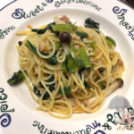 桜海老と小松菜のペペロンチーノ