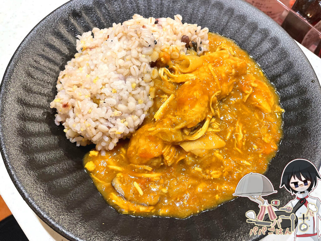 寄せ鍋リメイク鶏胸蒸しカレー