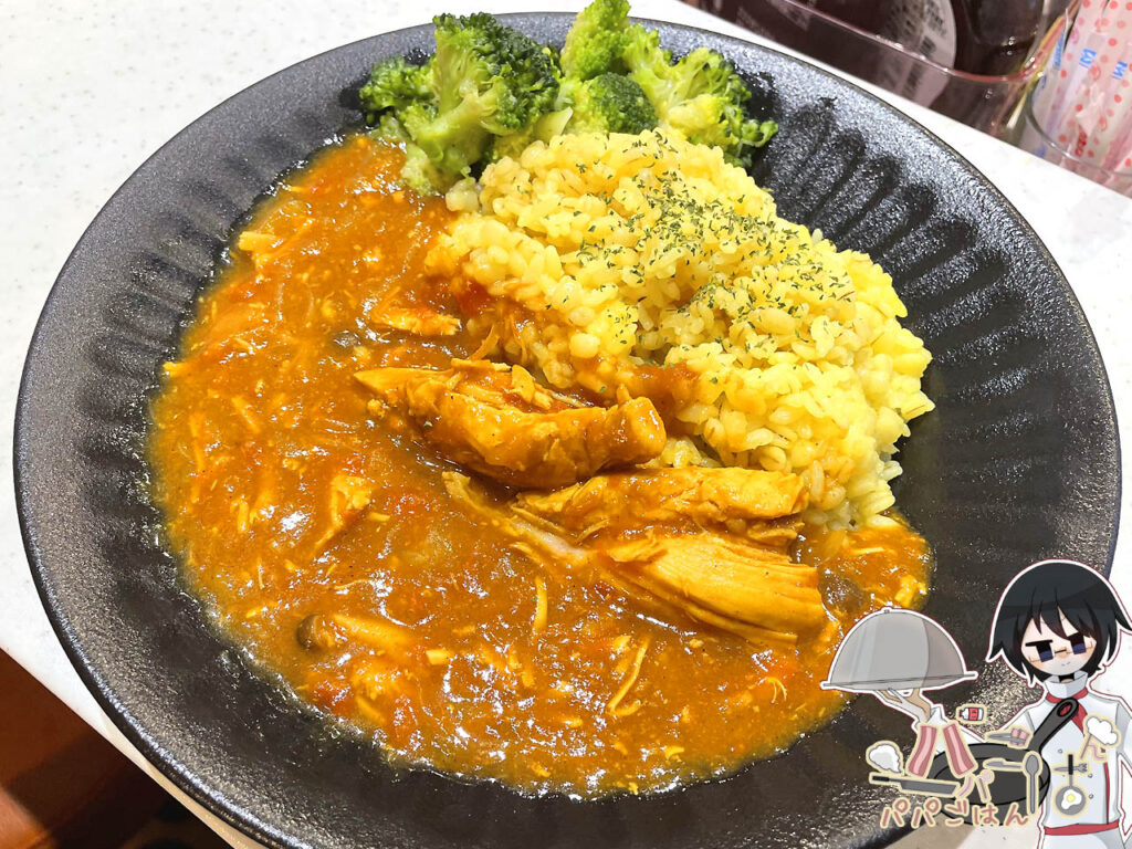 鶏胸蒸しカレー