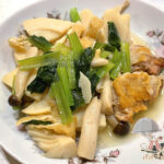 たけのこと鶏もも肉の煮物