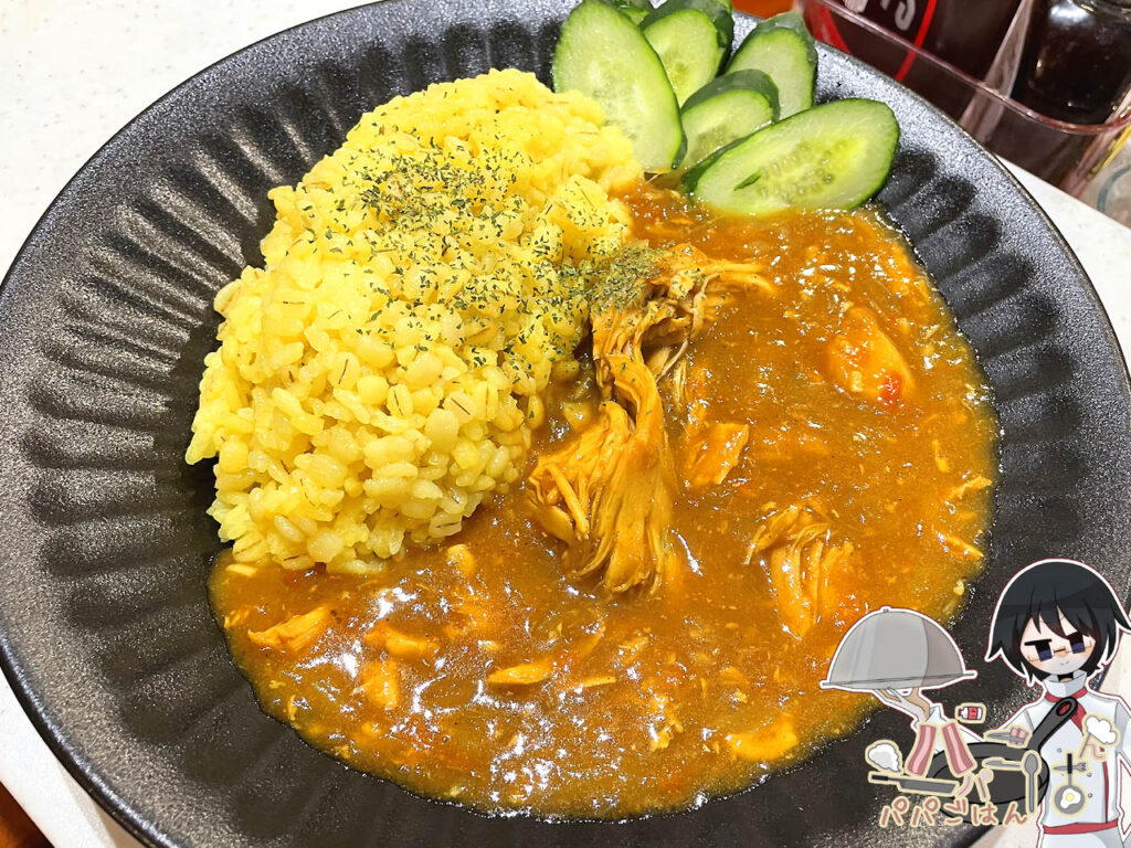 鶏胸蒸しカレー