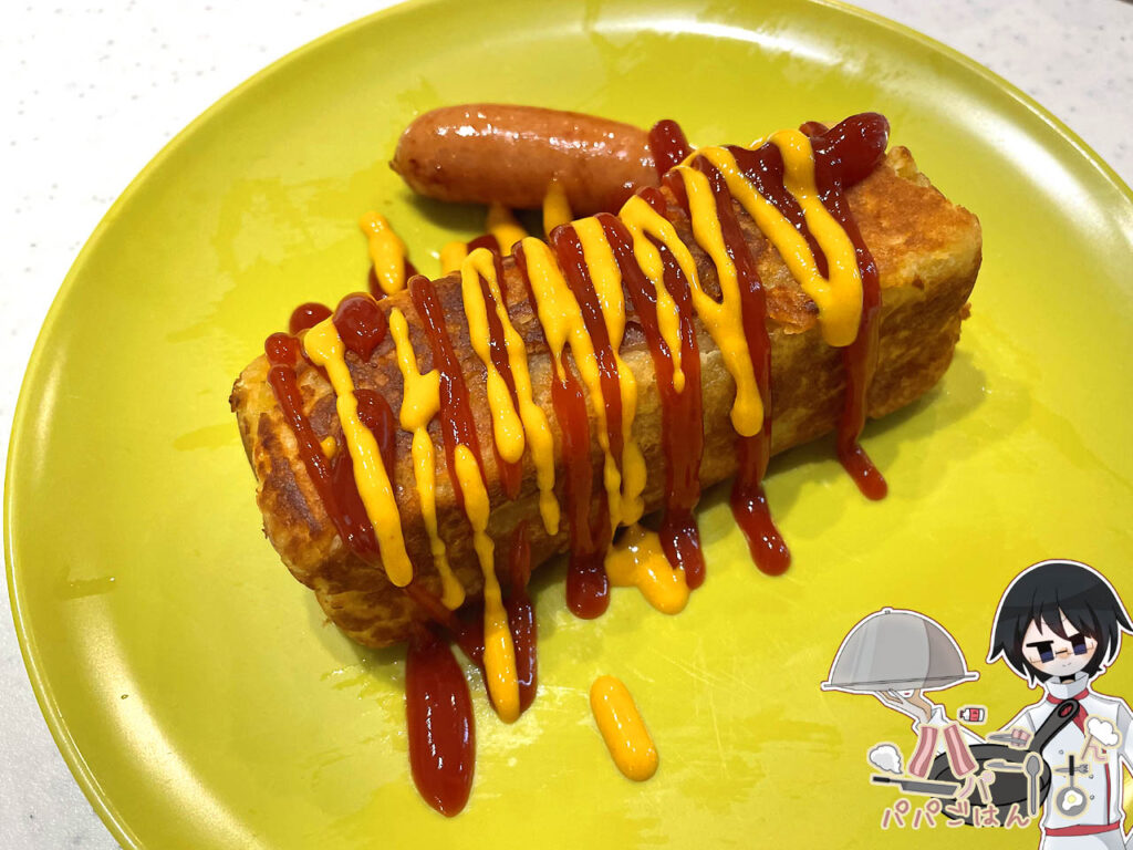 ホットケーキミックスでアメリカンドッグ