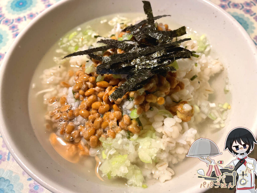 納豆茶漬け