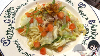 桜エビとキャベツのパスタ