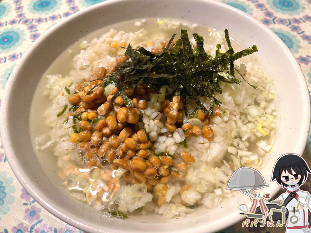 納豆茶漬け