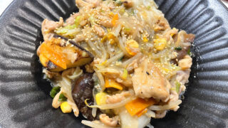 中華風あんかけ野菜炒め