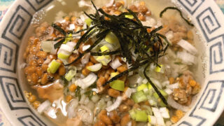 納豆茶漬け