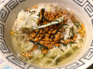 納豆茶漬け