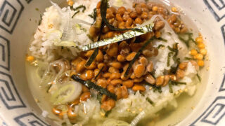 納豆茶漬け